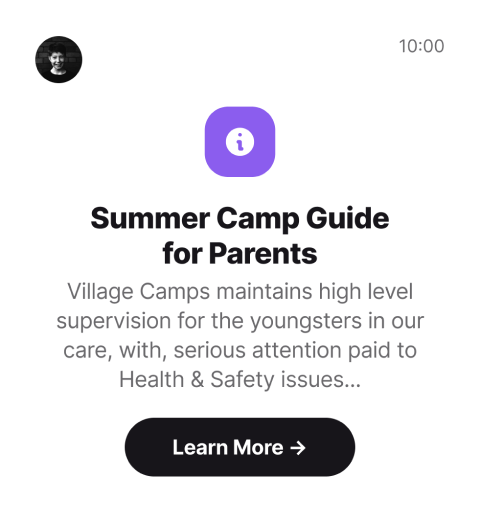 Summer Camp Activities: Information